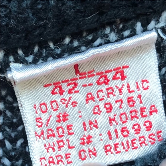 Vintage Chunky Knit Sergio Sweater Size Large - Picture 4 of 5